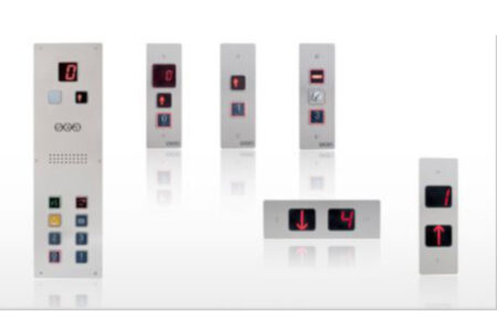 We designed several pushbutton panels that are easy and flexible to install, which can be made for both new systems and modernizations. Each component (buttons, displays, keys, plates, etc.) can also be supplied individually.